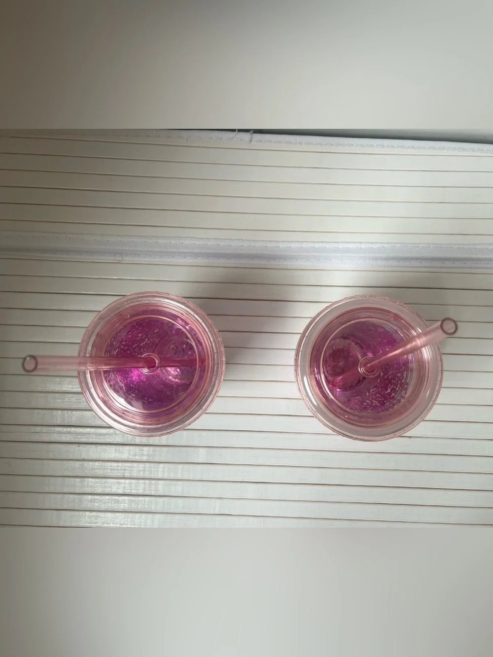 Kids Unbranded Pink Unicorn Glitter Double-Wall Tumbler with Straw